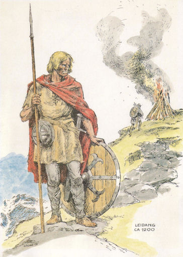 Leidang - Tegning: Andreas Hauge